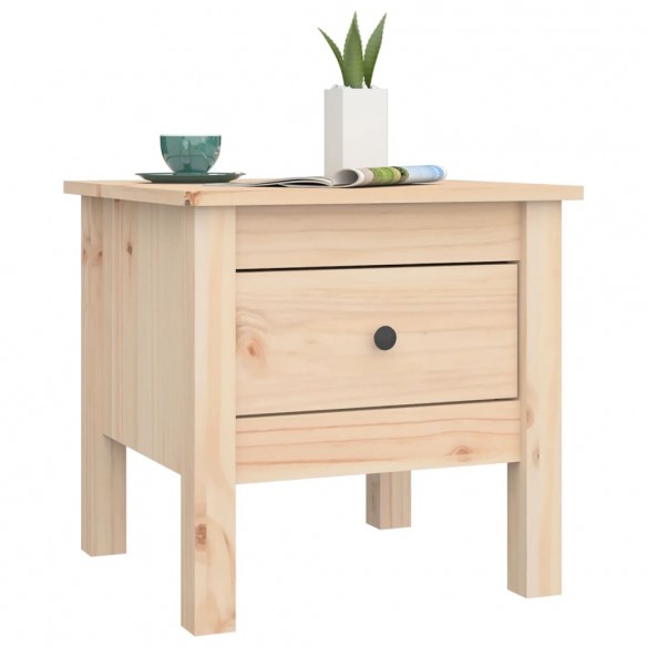 Table d'appoint 40x40x39 cm Bois massif de pin