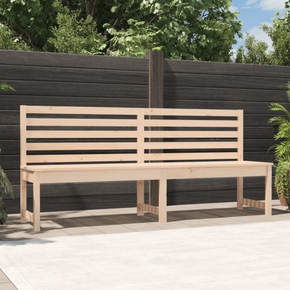 Banc de jardin 201,5 cm bois massif de pin