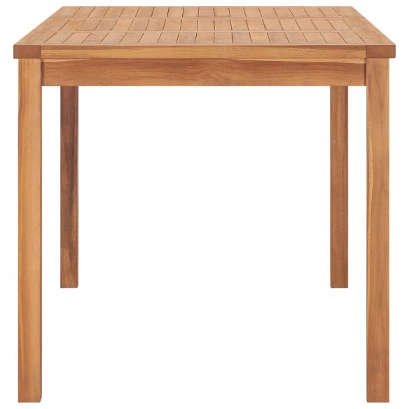 Table à dîner de jardin 140x80x77 cm Bois de teck solide