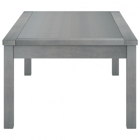 Table basse 100x50x33 cm Gris Bois d'acacia solide