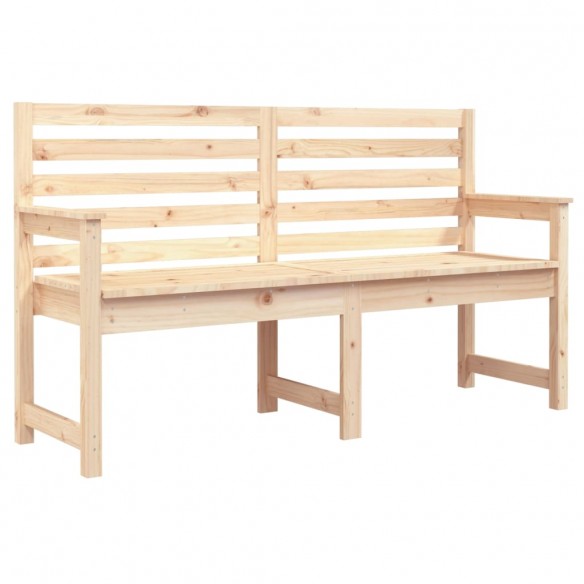 Banc de jardin 159,5x48x91,5 cm bois massif de pin