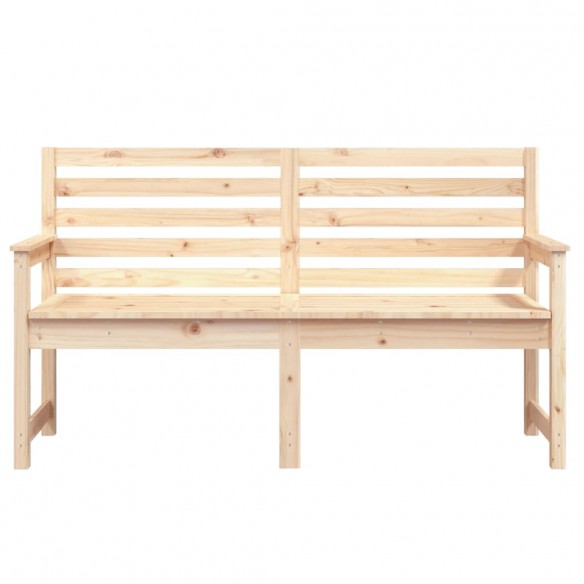 Banc de jardin 159,5x48x91,5 cm bois massif de pin