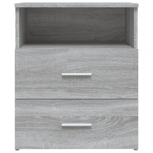 Tables de chevet 2 pcs Sonoma gris 50x32x60 cm