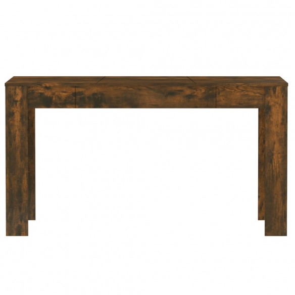 Table à dîner Chêne fumé 140x74,5x76 cm Bois d'ingénierie