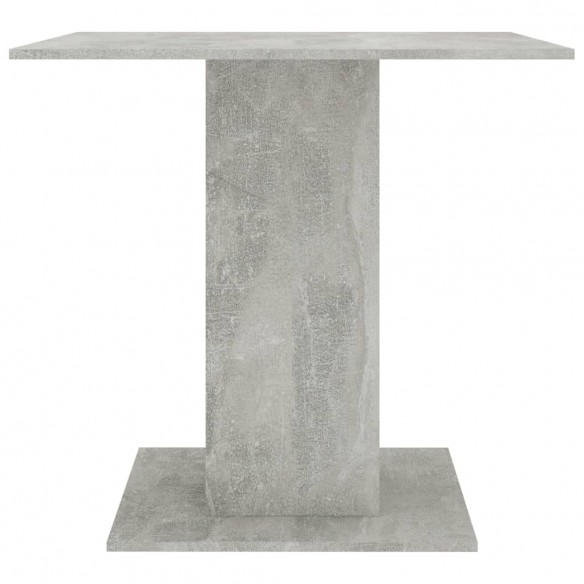 Table de salle à manger Gris béton 80 x 80 x 75 cm Aggloméré