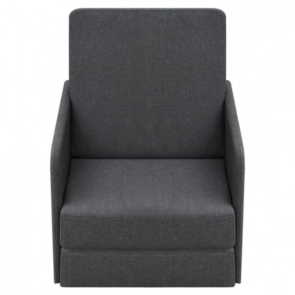 Fauteuil convertible Gris foncé Tissu