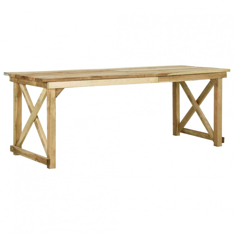 Table de jardin 200x79x75 cm Bois de pin imprégné