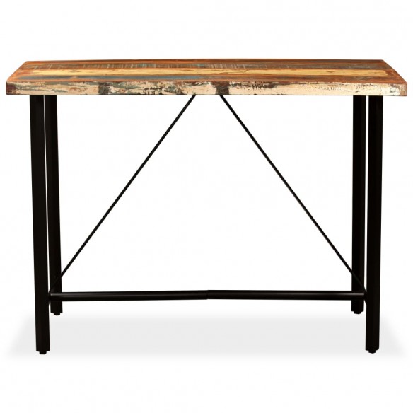 Table de bar Bois massif de récupération 150 x 70 x 107 cm