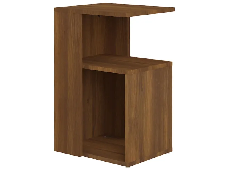 Table d'appoint Chêne marron 36x30x56 cm 