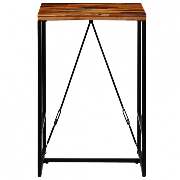 Table de bar Bois recyclé solide 70 x 70 x 106 cm