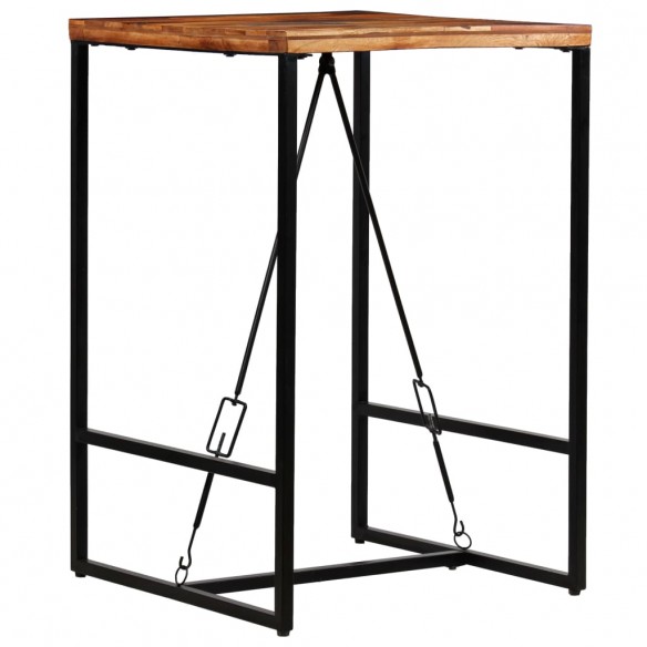 Table de bar Bois recyclé solide 70 x 70 x 106 cm