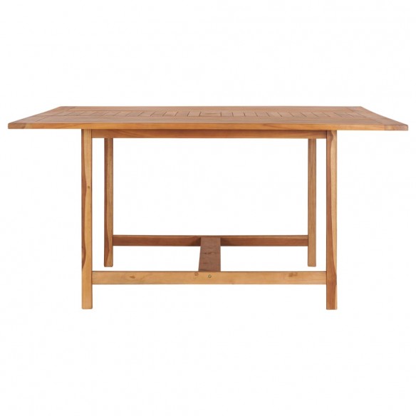 Table de jardin 150x150x76 cm Bois de teck solide