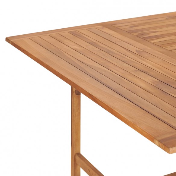 Table de jardin 150x150x76 cm Bois de teck solide