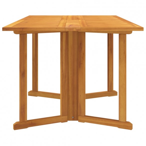 Table de jardin papillon pliante 150x90x75 cm bois massif teck