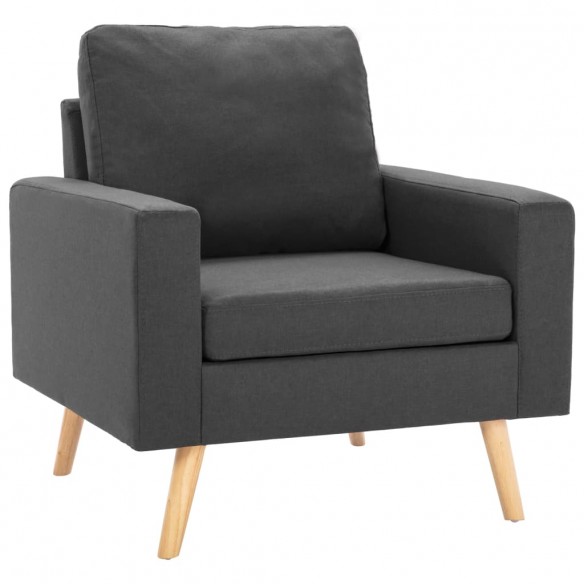 Fauteuil Gris foncé Tissu