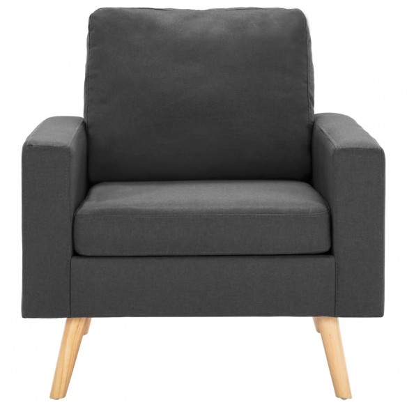 Fauteuil Gris foncé Tissu