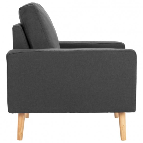 Fauteuil Gris foncé Tissu