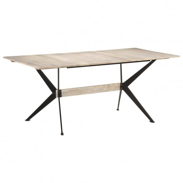 Table de salle à manger 180x90x76 cm Bois de manguier massif