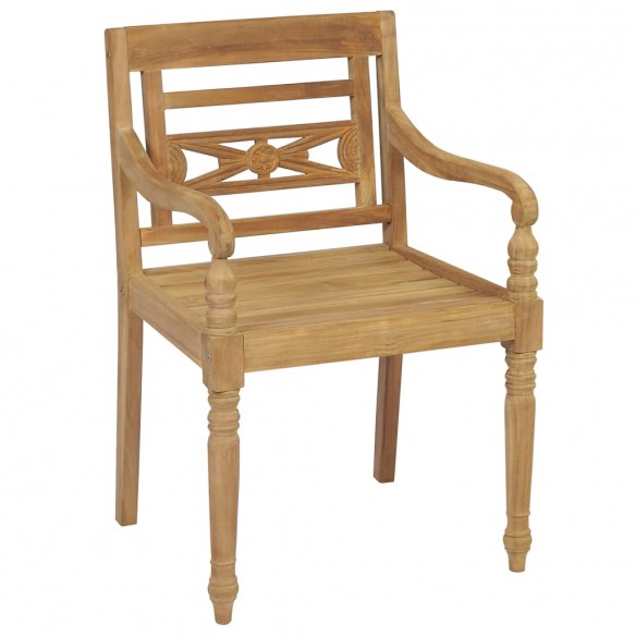 Chaises Batavia 4 pcs Bois de teck solide