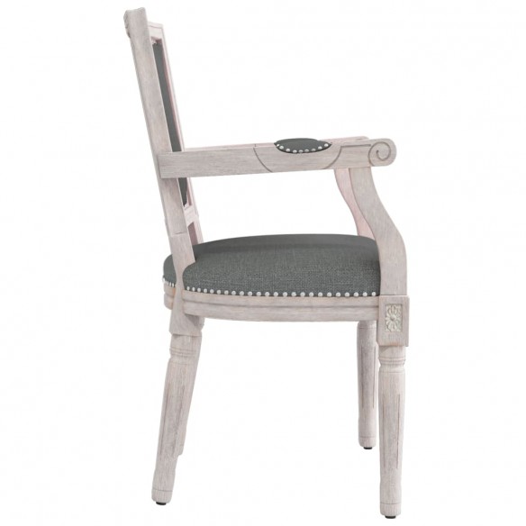 Chaise à manger Gris foncé Tissu