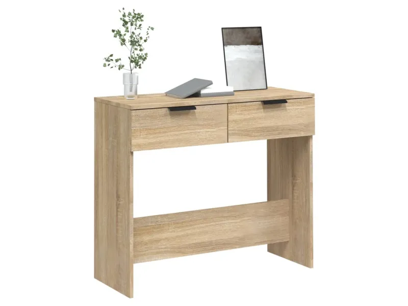 Table console Chêne sonoma 90x36x75 cm 