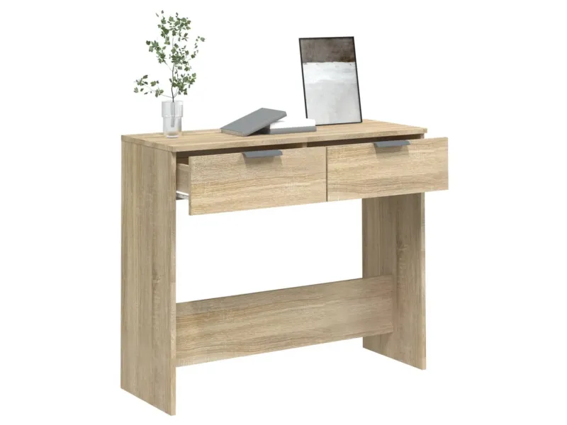 Table console Chêne sonoma 90x36x75 cm 
