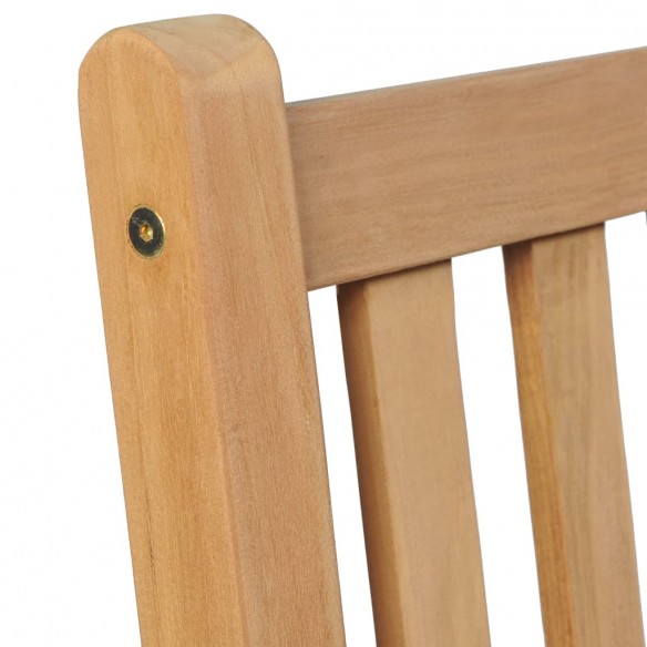 Chaises de jardin 2 pcs avec coussins crème Bois de teck massif