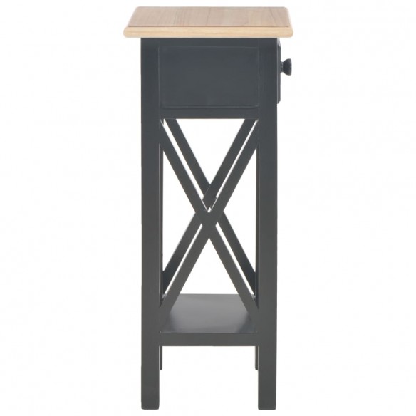 Table d'appoint Noir 27 x 27 x 65,5 cm Bois