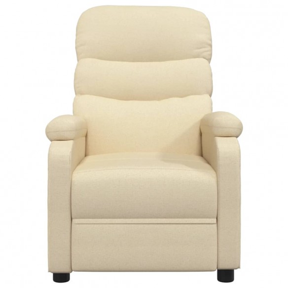 Fauteuil électrique de massage Crème Tissu