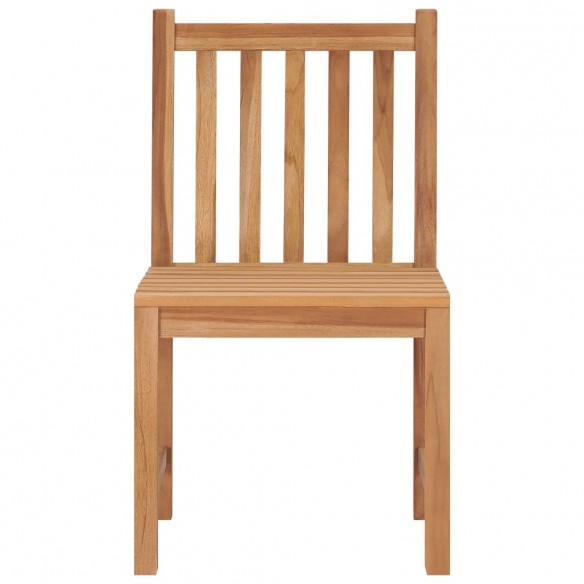 Chaises de jardin 8 pcs Bois de teck solide