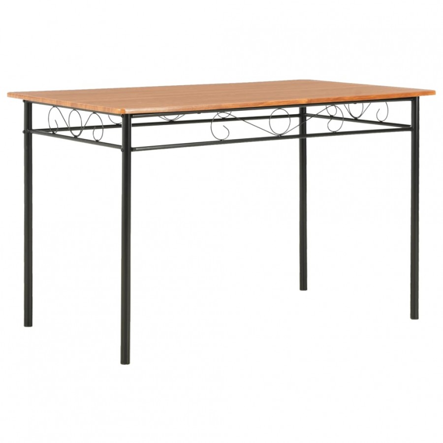 Table de salle à manger Marron 120 x 70 x 75 cm MDF