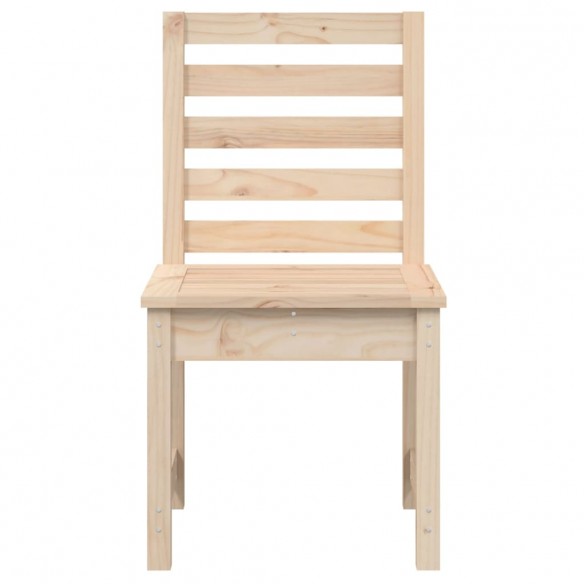 Chaises de jardin 2 pcs 40,5x48x91,5 cm bois massif de pin