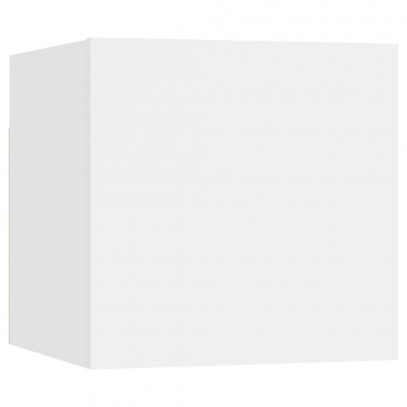 Meubles TV muraux 2 pcs Blanc 30,5x30x30 cm