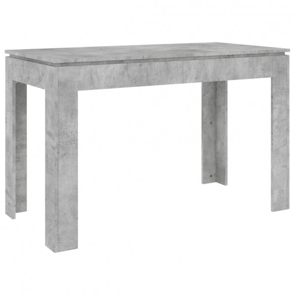 Table de salle à manger Gris béton 120 x 60 x 76 cm Aggloméré