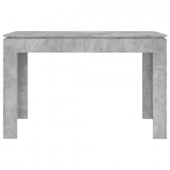 Table de salle à manger Gris béton 120 x 60 x 76 cm Aggloméré