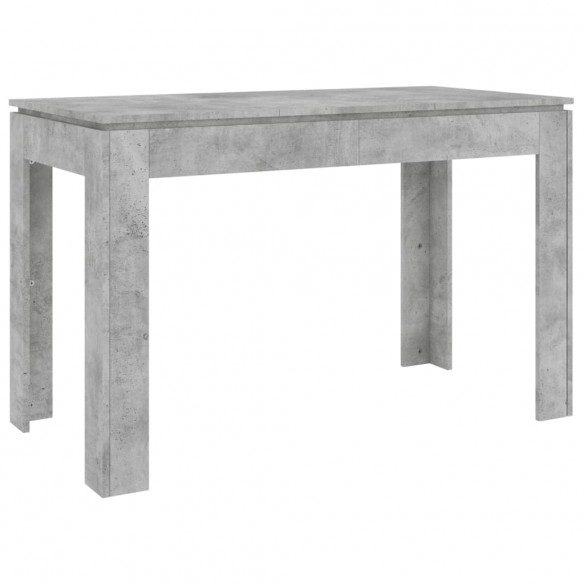 Table de salle à manger Gris béton 120 x 60 x 76 cm Aggloméré