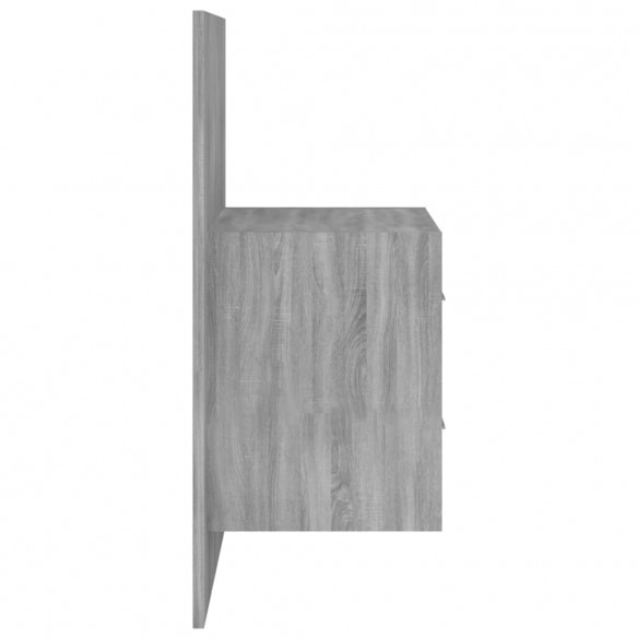 Tables de chevet murales 2 pcs Sonoma gris