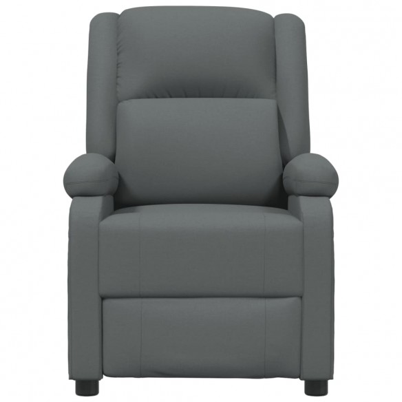 Fauteuil électrique de massage Gris foncé Tissu