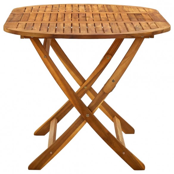 Table de jardin pliable 160x85x75 cm Bois d'acacia massif