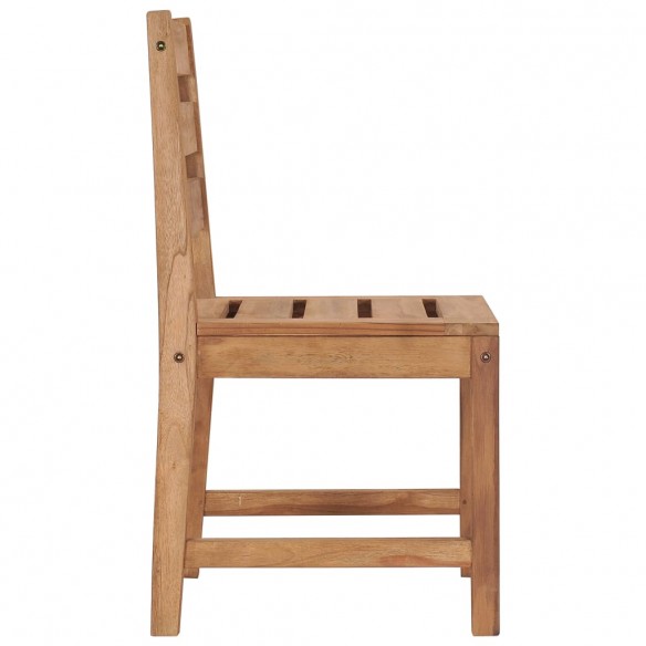 Chaises de jardin 2 pcs Bois de teck solide