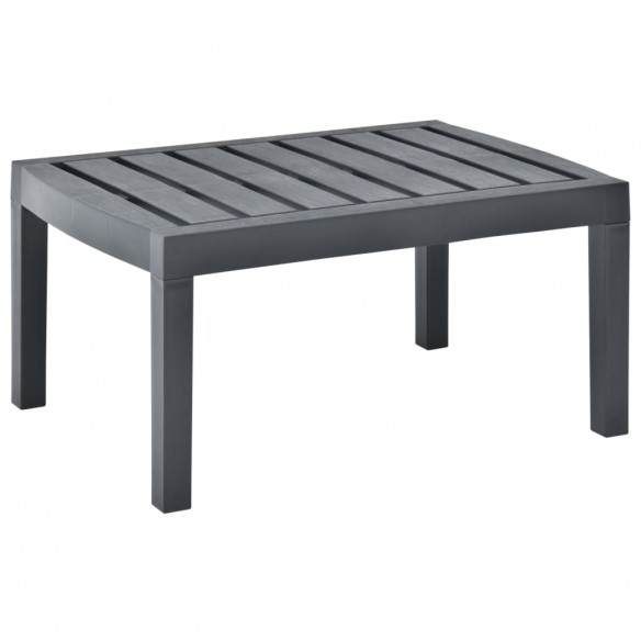 Table de jardin Anthracite 78x55x38 cm Plastique