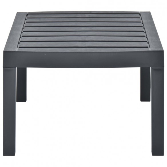 Table de jardin Anthracite 78x55x38 cm Plastique