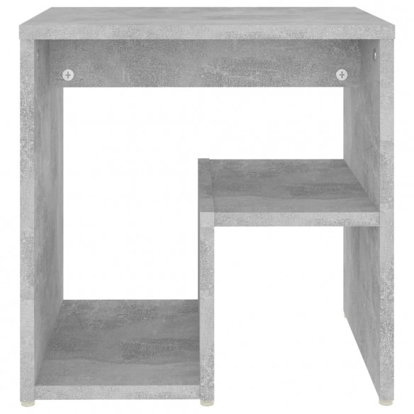 Table de chevet Gris béton 40x30x40 cm Aggloméré