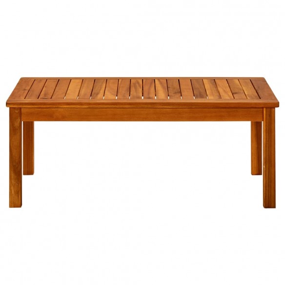 Table basse de jardin 90x50x36 cm Bois solide d'acacia