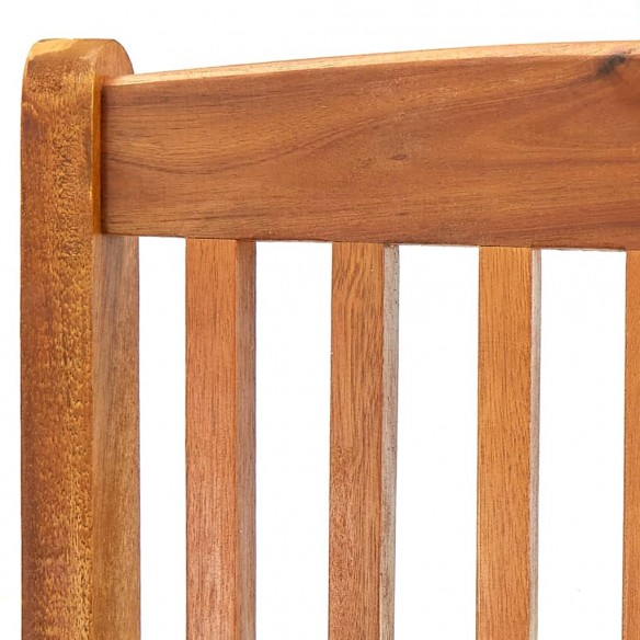 Chaises pliables d'extérieur 4 pcs Bois d'acacia solide