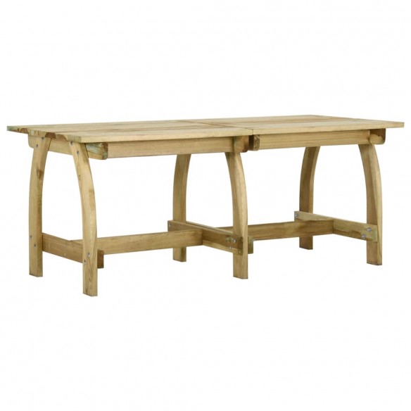 Table de jardin 220x74x75 cm Bois de pin imprégné