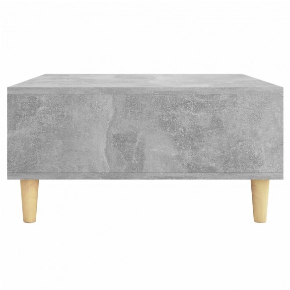 Table basse Gris béton 60x60x30 cm Aggloméré