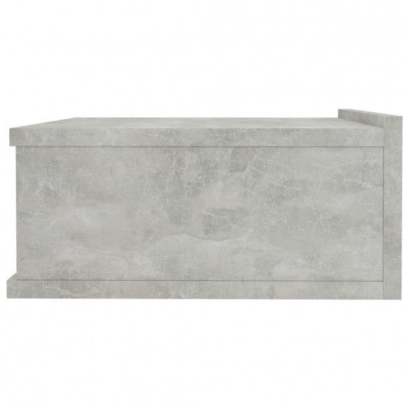 Tables de chevet flottantes 2 pcs Gris béton 40x30x15 cm