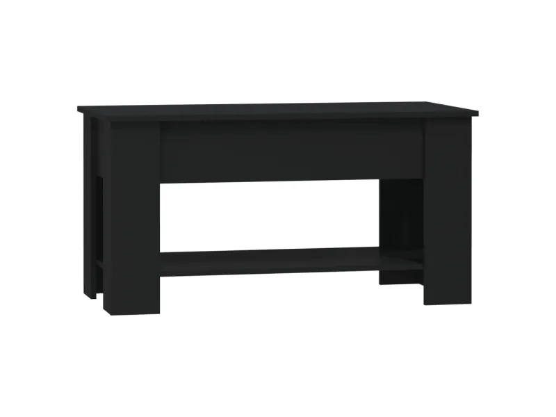 Table basse Noir 101x49x52 cm 