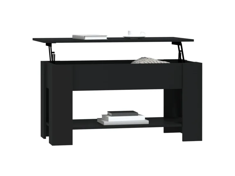 Table basse Noir 101x49x52 cm 